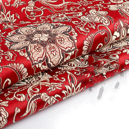 Brocade Fabric, Ancient Chinese Dress, Cos Kimono, Flower Fabric Lotus Series