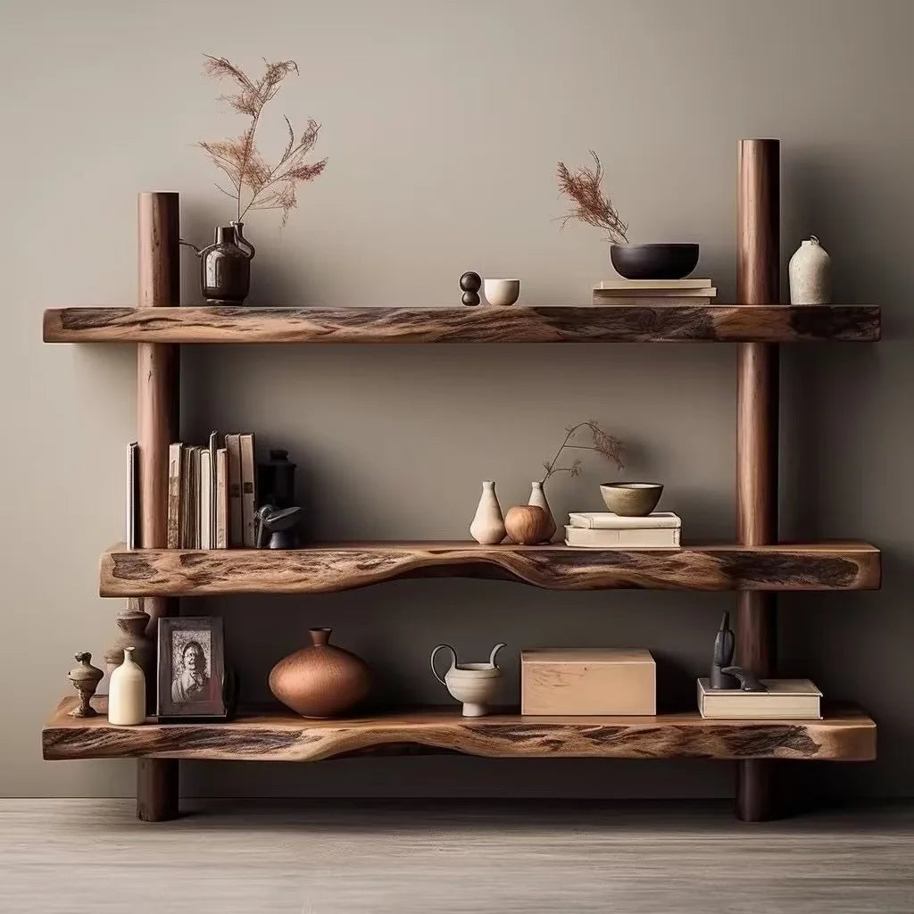 DSA Bogu rack, wabi-sabi wind partition entrance, tea set storage cabinet, new Chinese Duobao Pavilion decoration rack