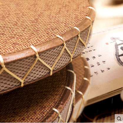 Traditional Handwoven Japanese Tatami Zabuton Cushion