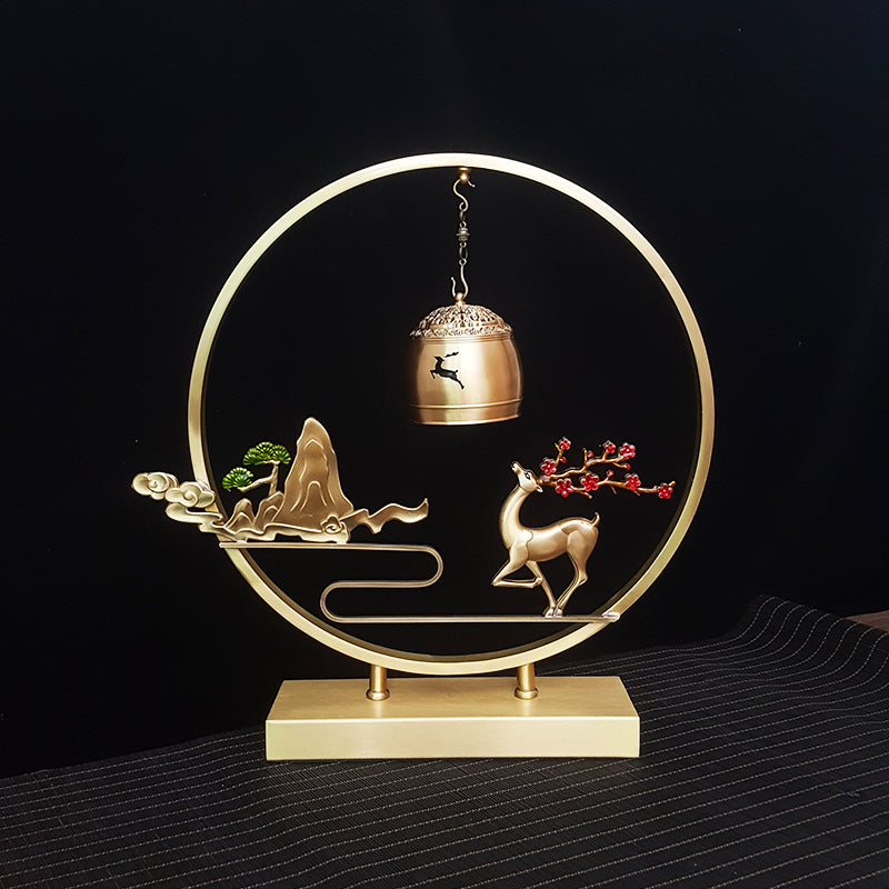 New Chinese Copper Altar and Fountain with Lights, Sound and Aromatherapy