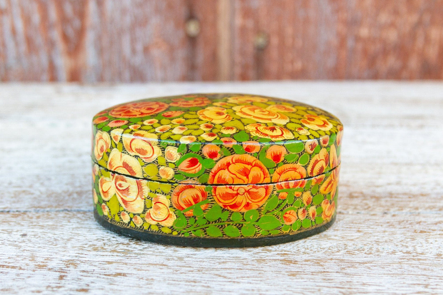 Multicolor Floral Kashmiri Tikka Box