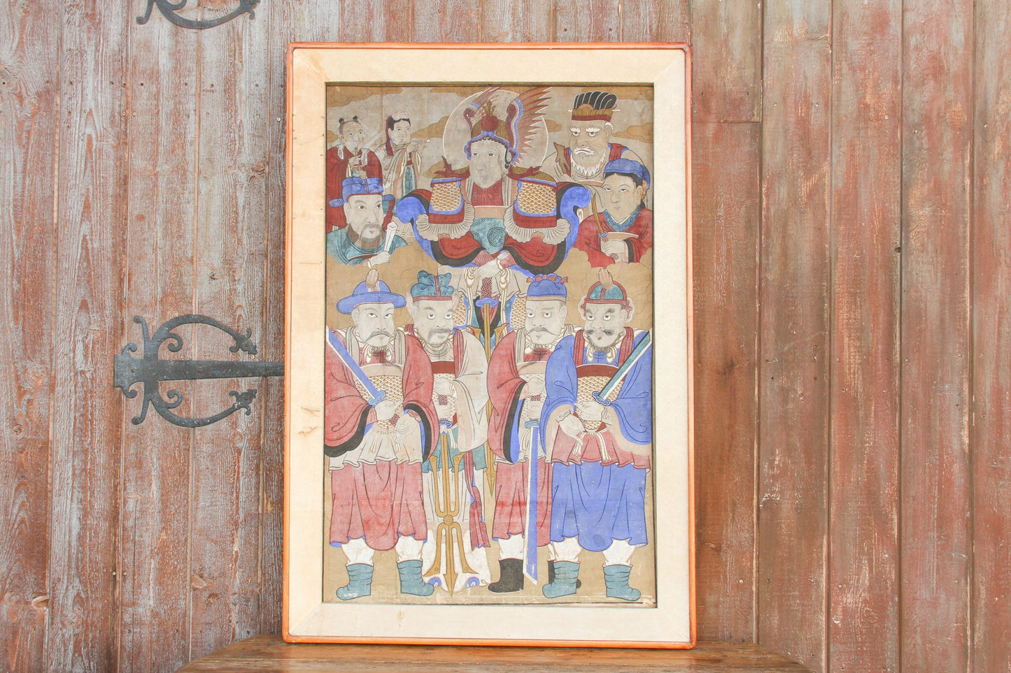 Antique Chinese Eight Immortals Painting