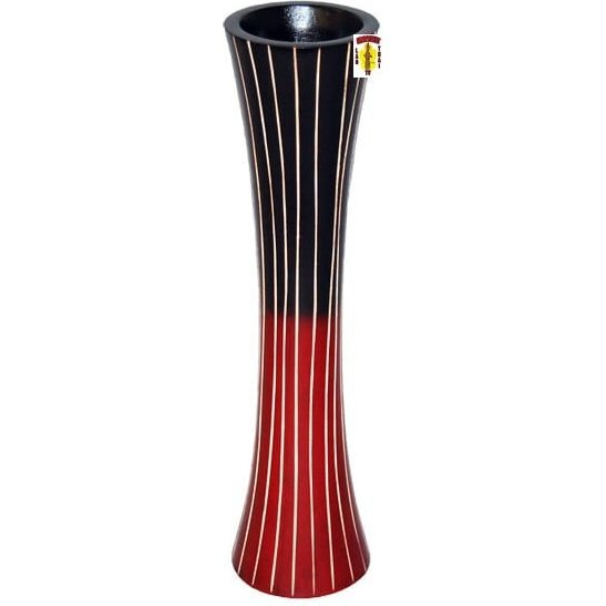 Mango Vase Red Bottom Line 12" Tall