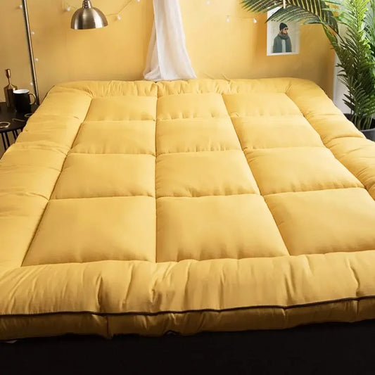 Traditional Tatami Futon Mattress – Thick Foldable Floor Mat (Queen)