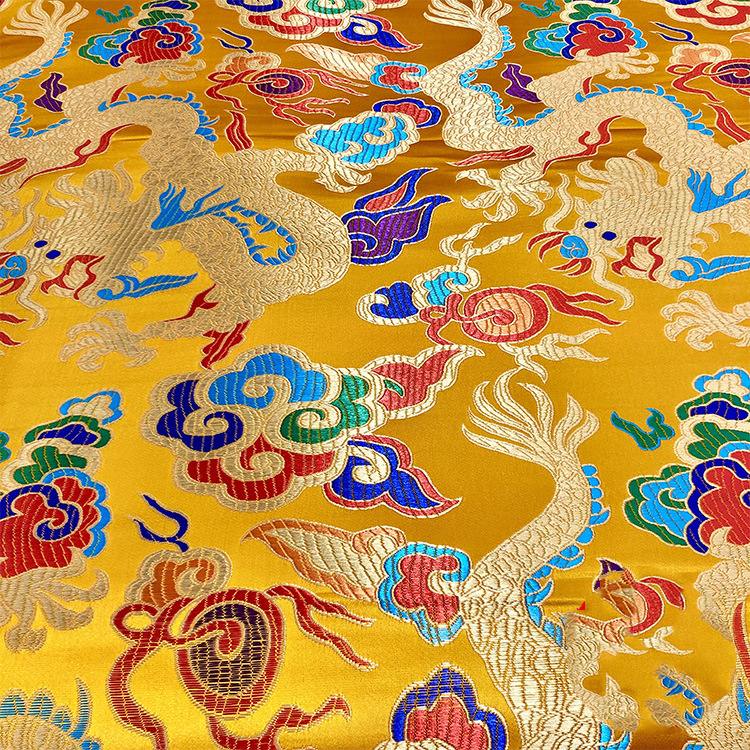 75cm Chinese Style Dragon Cheongsam Brocade Fabric