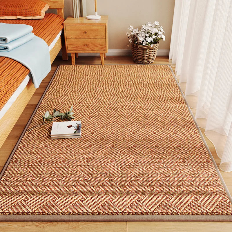 Faltbare japanische Tatami-Rattanmatte – Kühlende Sommer-Bodenmatte