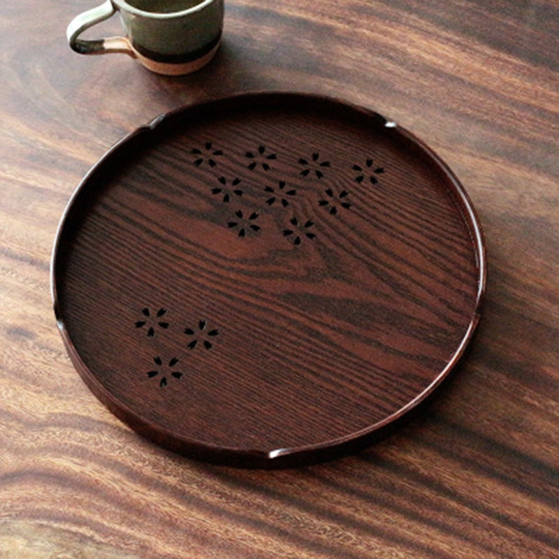 Shallow Sakura Japanese Fruit Plate