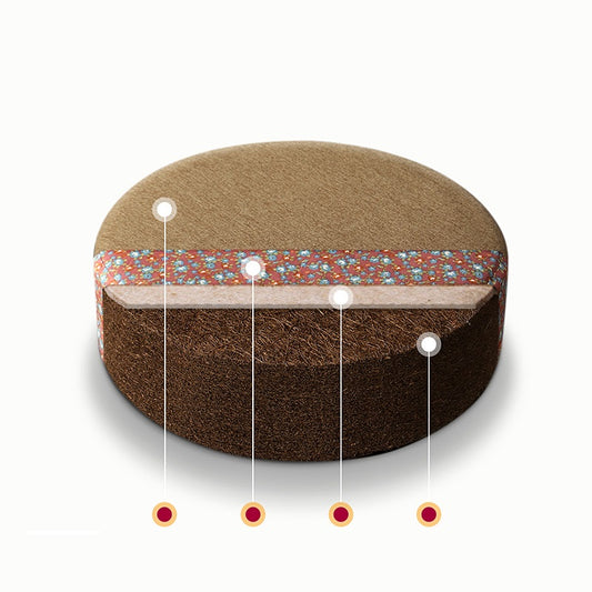 High Quality Thickened Round Meditation Cushion Square Tatami