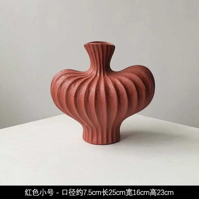 Livetai Wabi-Sabi handgefertigte Keramikvase