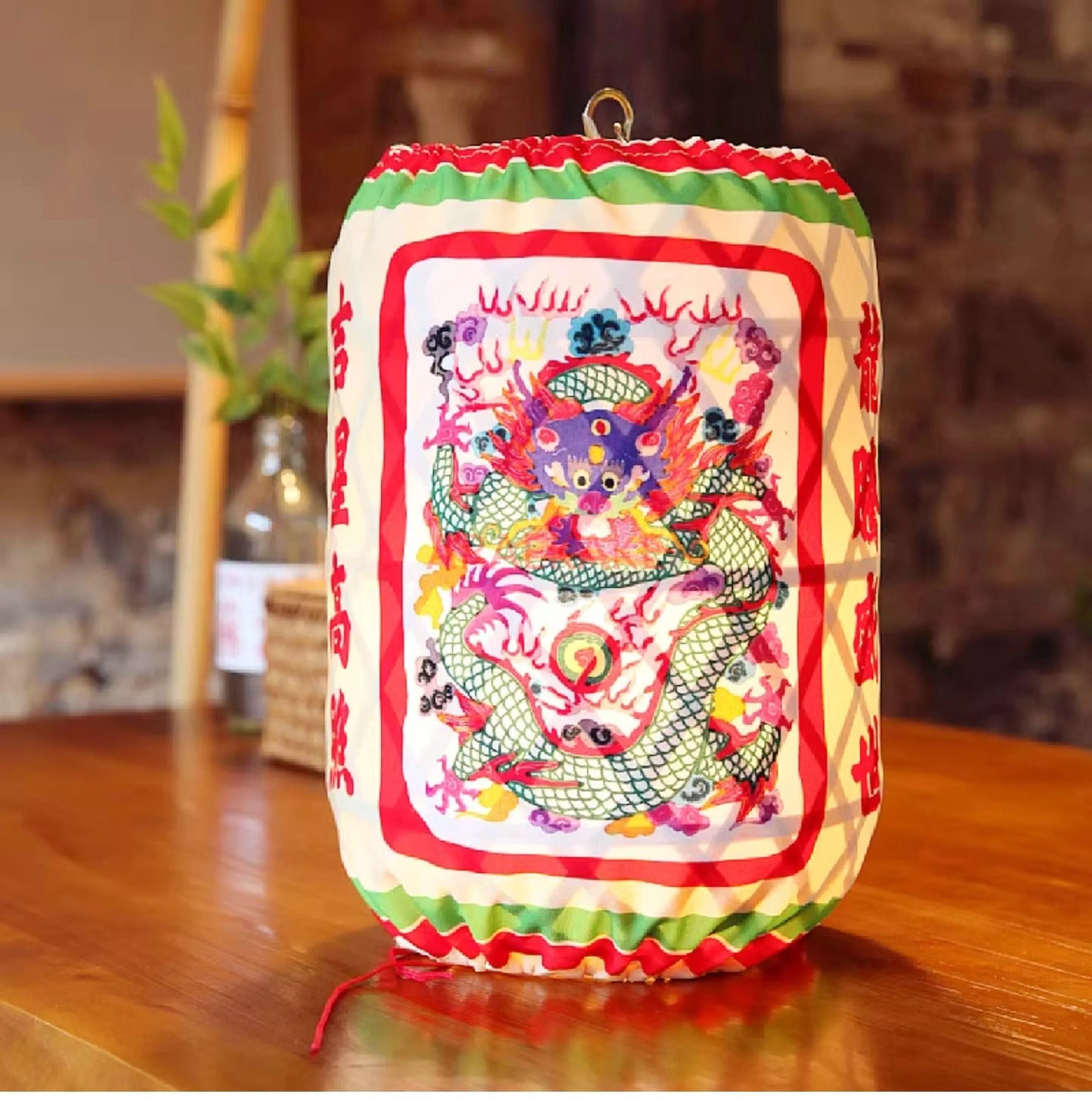 Hand woven bamboo lanterns attract wealth and treasure; Jade Rabbit Hand held Luminous Lantern for Mid-Autumn Festival