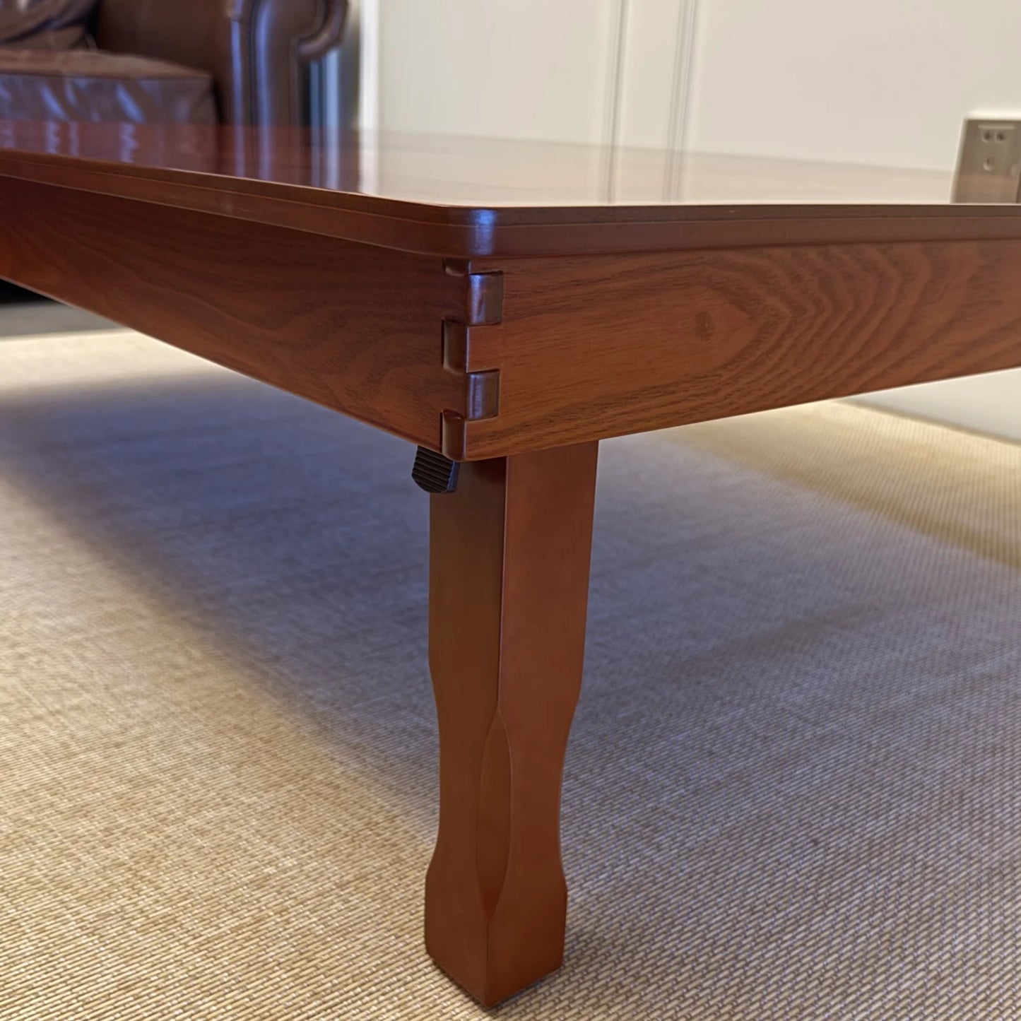 Korean Floor Table Folding Legs 120x80cm | Folding Dining Table | Asian Style Desk Ideal for Living Rooms, Dorms, and Multi-use