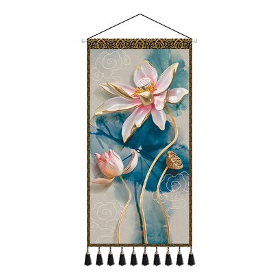 Chinese Style Water Shengcai Large Tapestry