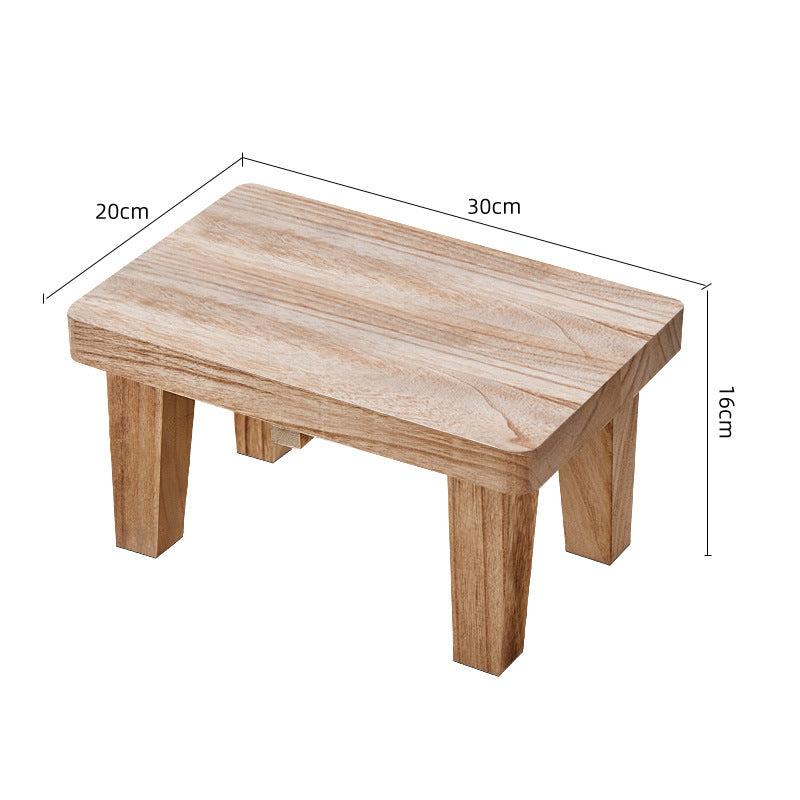Japanese-style Solid Wood Stool