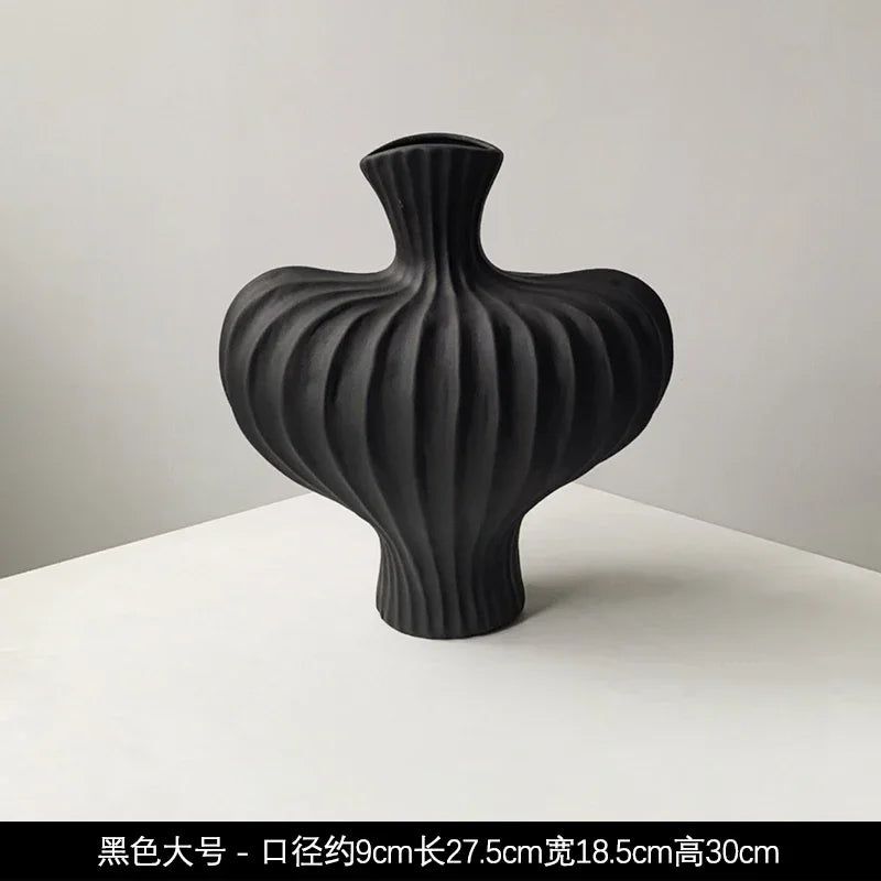 Livetai Wabi-Sabi handgefertigte Keramikvase