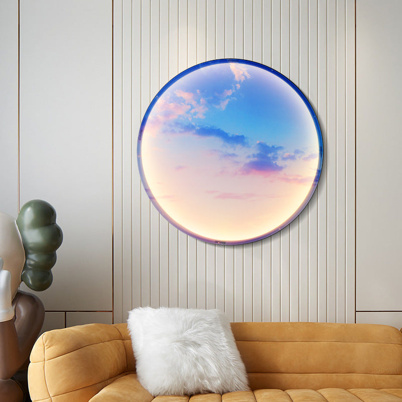 Moon Background Wall Lamp