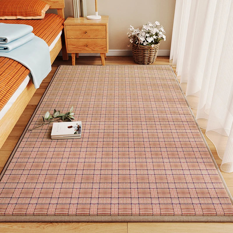 Faltbare japanische Tatami-Rattanmatte – Kühlende Sommer-Bodenmatte
