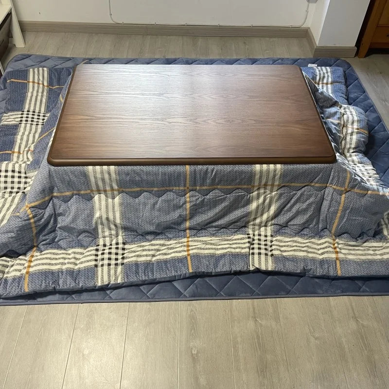 4pcs/set Kotatsu Table Futon Carpet Heater Japanese-Style Stove Futon Winter Heating Table Hanging Heater with Comforter