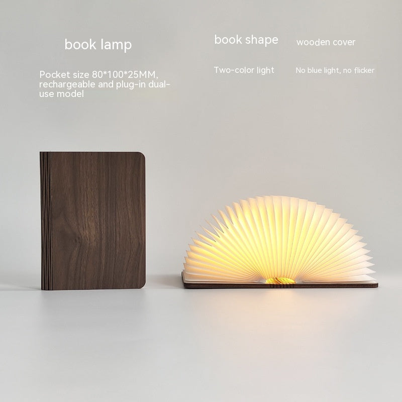 Unique Folding Book Accordion Style Lamp