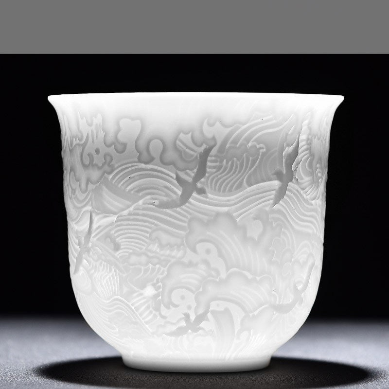 White Chinese Teacup
