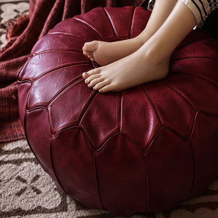 Large Round Tatami Futon Floor Cushion – Thick Meditation "Seat Pier" Pouf