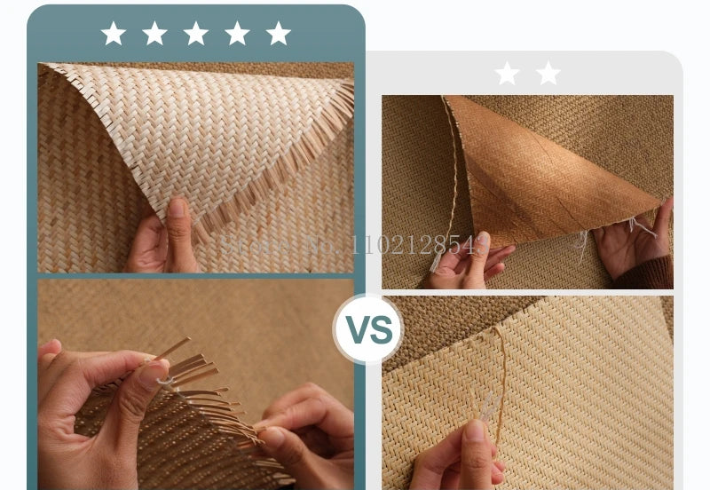 Japanese Woven Straw Floor Table | Low Bay Window Tea Table