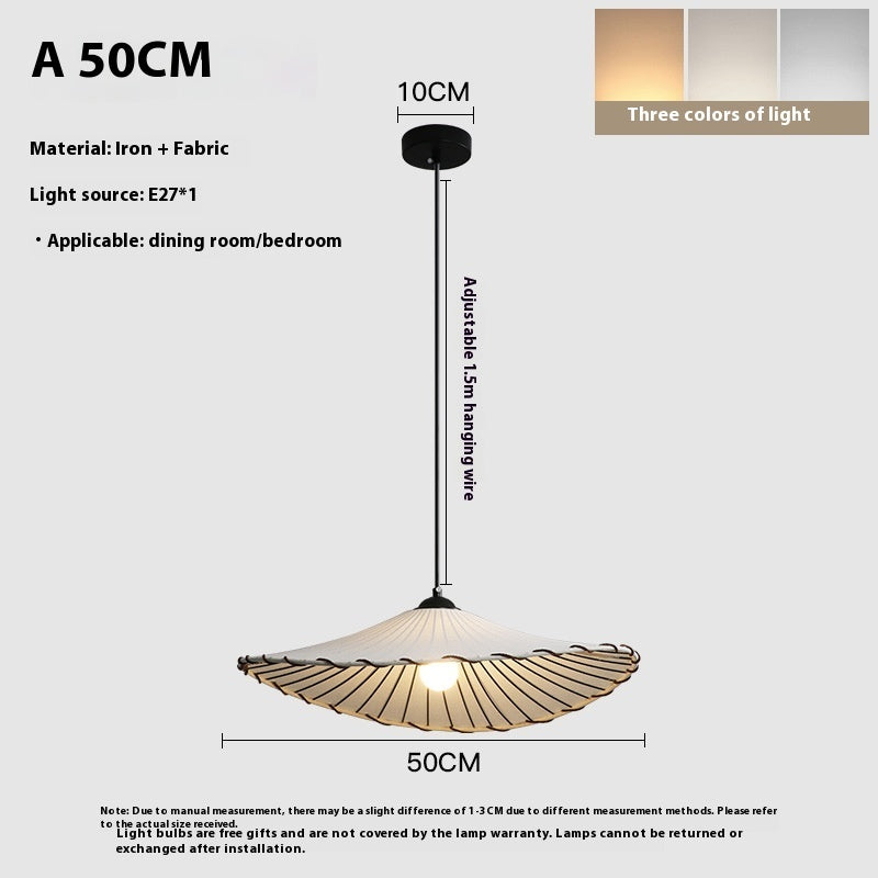 Japanese Style Chandelier with Warm Light