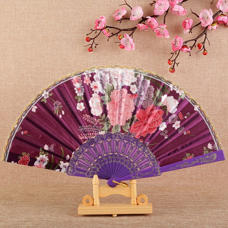 Silk Cloth Phnom Penh Chinese Traditional Dance Fan