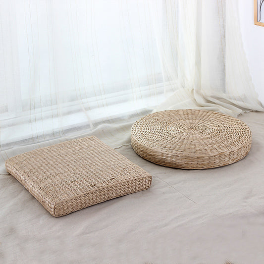 Tatami Straw Woven Meditation Cushion