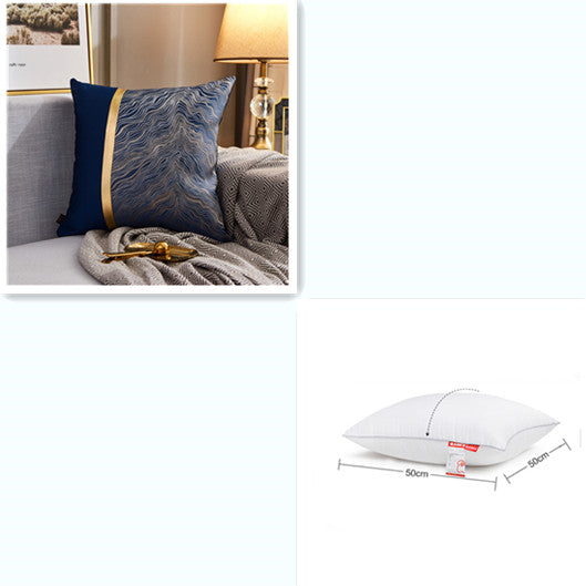 Luxury Chinese Pillowcase for Sofa Cushions With or Without Pillow Form