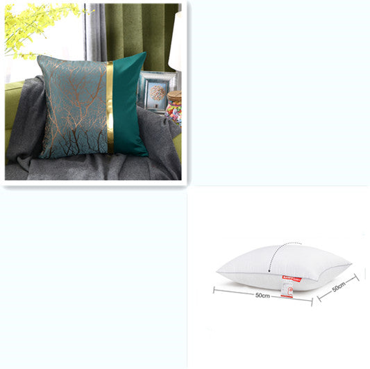 Luxury Chinese Pillowcase for Sofa Cushions With or Without Pillow Form