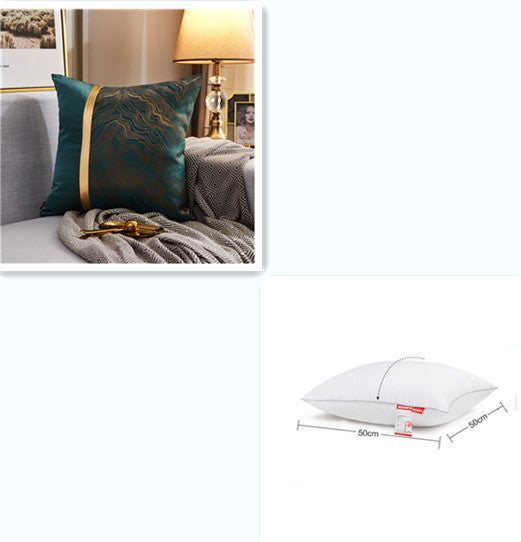 Luxury Chinese Pillowcase for Sofa Cushions With or Without Pillow Form