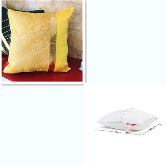 Luxury Chinese Pillowcase for Sofa Cushions With or Without Pillow Form