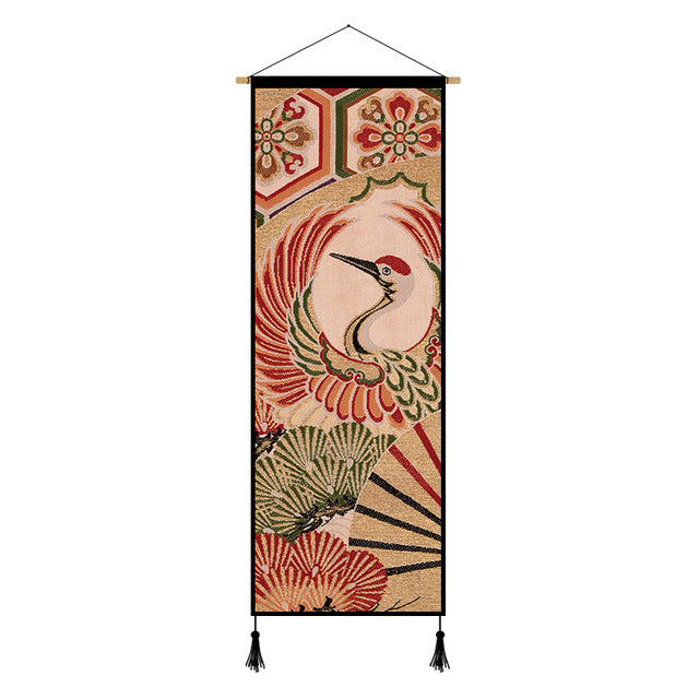 Japanese Style Cloth Tapestry