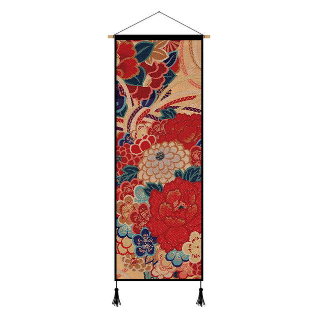 Japanese Style Cloth Tapestry