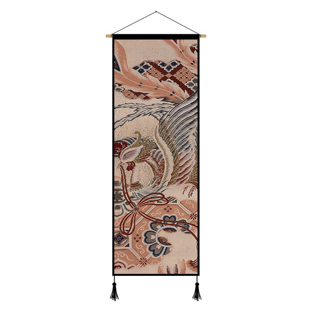 Japanese Style Cloth Tapestry