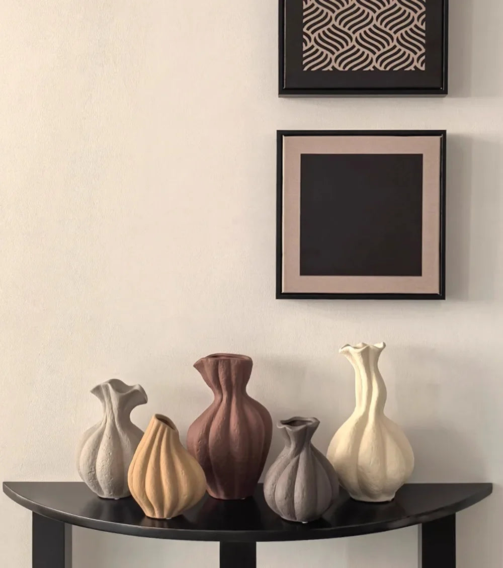 Livetai Wabi-Sabi handgefertigte Keramikvase