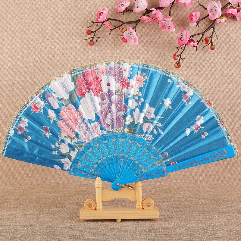 Silk Cloth Phnom Penh Chinese Traditional Dance Fan