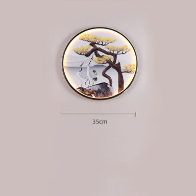 Fashionable Chinese Mural Porch Corridor Lamp