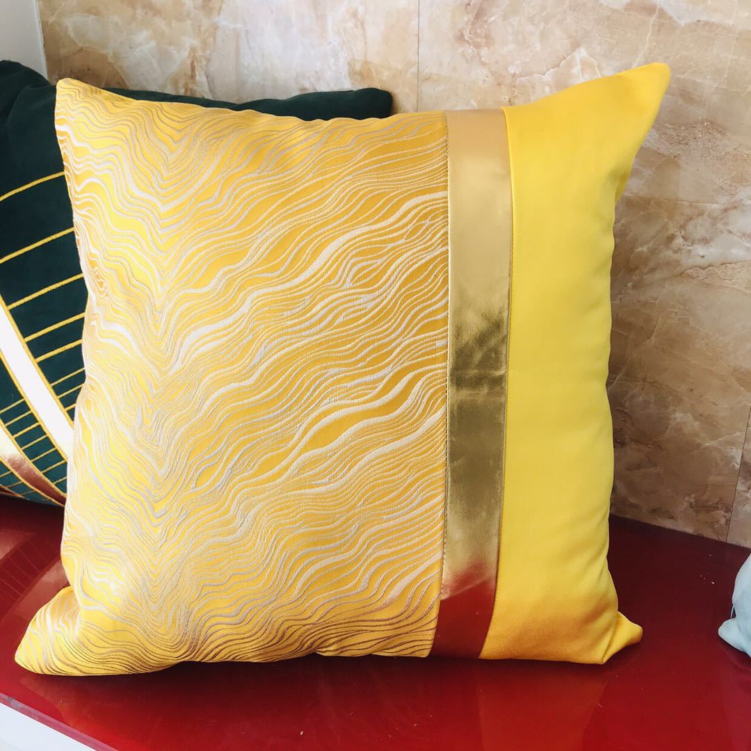 Luxury Chinese Pillowcase for Sofa Cushions With or Without Pillow Form