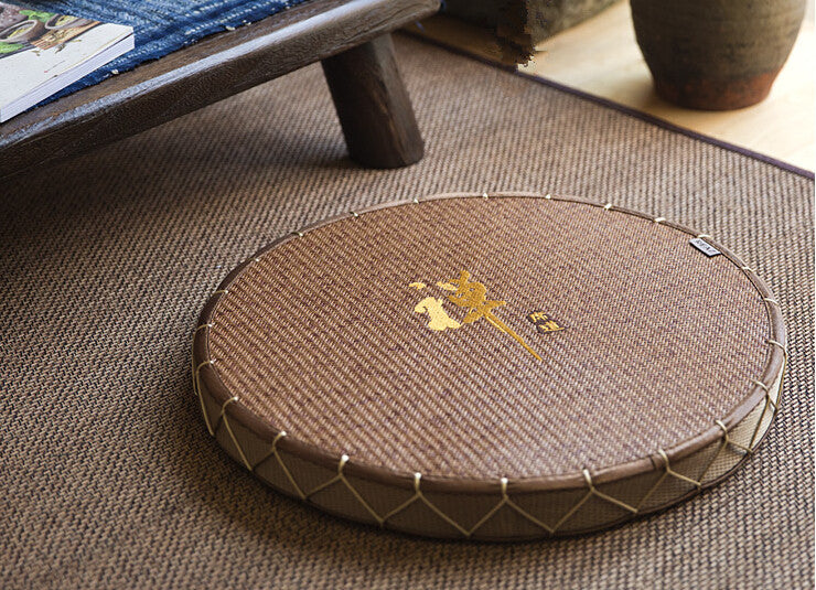 Japanese Tatami mat, Zabuton straw cushion