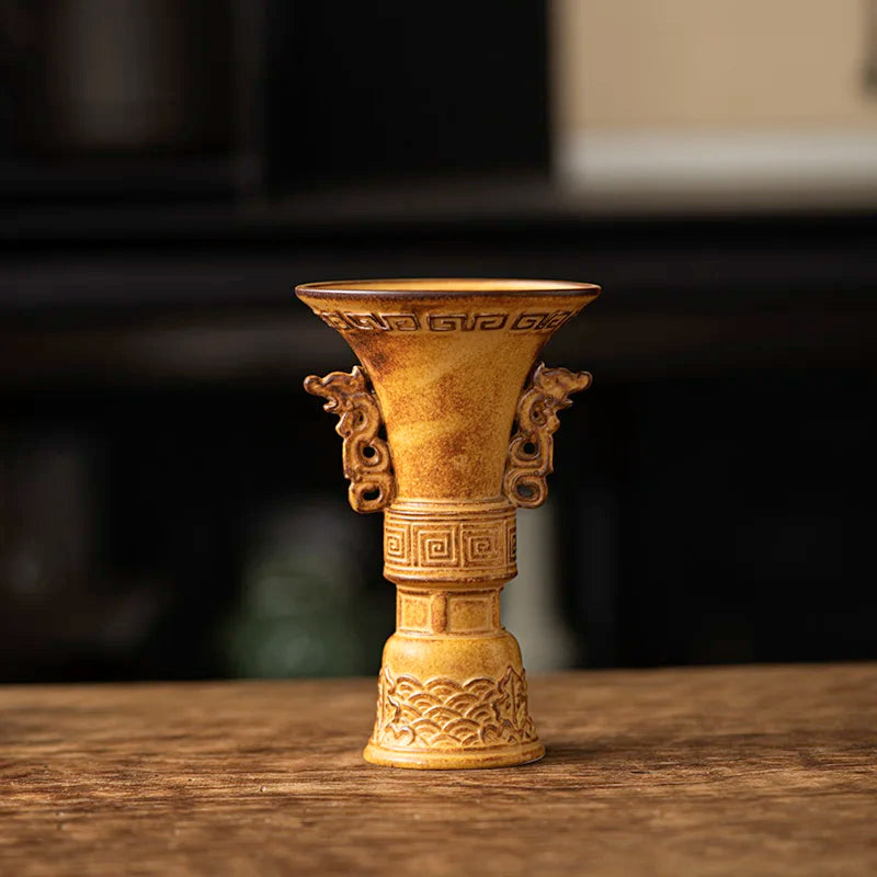 Dehua Ceramic Celadon Tea Cup Antique Drinkable Master Kung Fu Tea Set Drink Anti-scalding Tea Bowl
