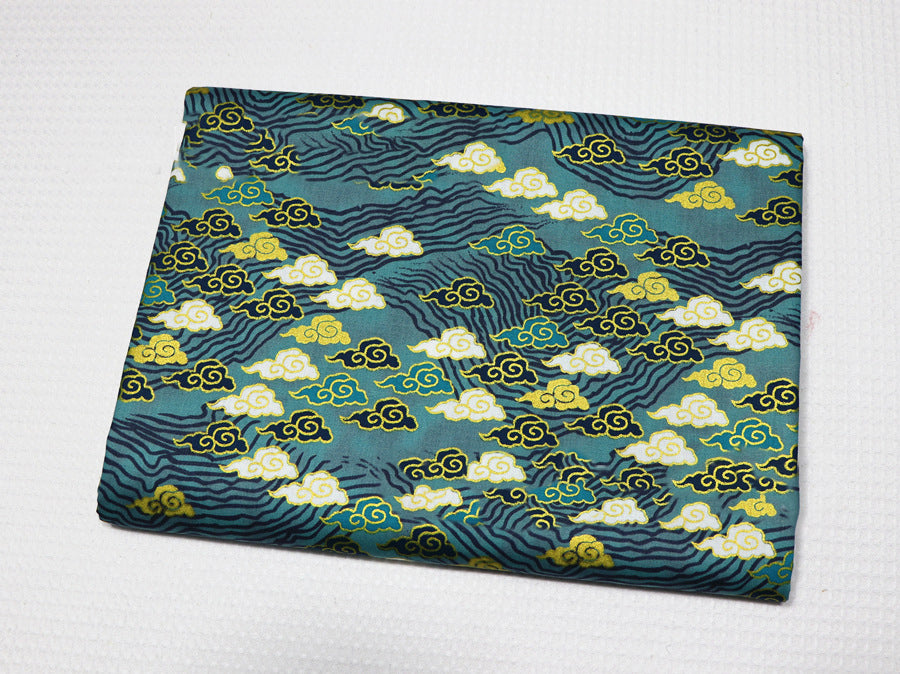 Japanese Zefeng Gilding Cotton Printed Clothing Fabric
