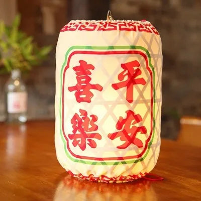Hand woven bamboo lanterns attract wealth and treasure; Jade Rabbit Hand held Luminous Lantern for Mid-Autumn Festival