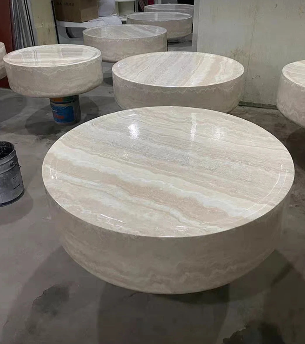 Clear Japanese Industrial Simple Cute Space Saving Coffee Table Unique Mesas Bajas Living Room Furniture Luxury Round Side Table