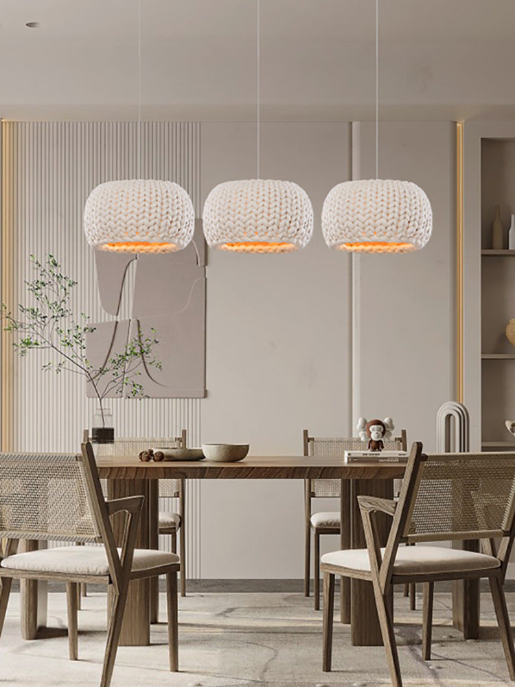 Japanese-style Ceiling Rope Art Chandelier