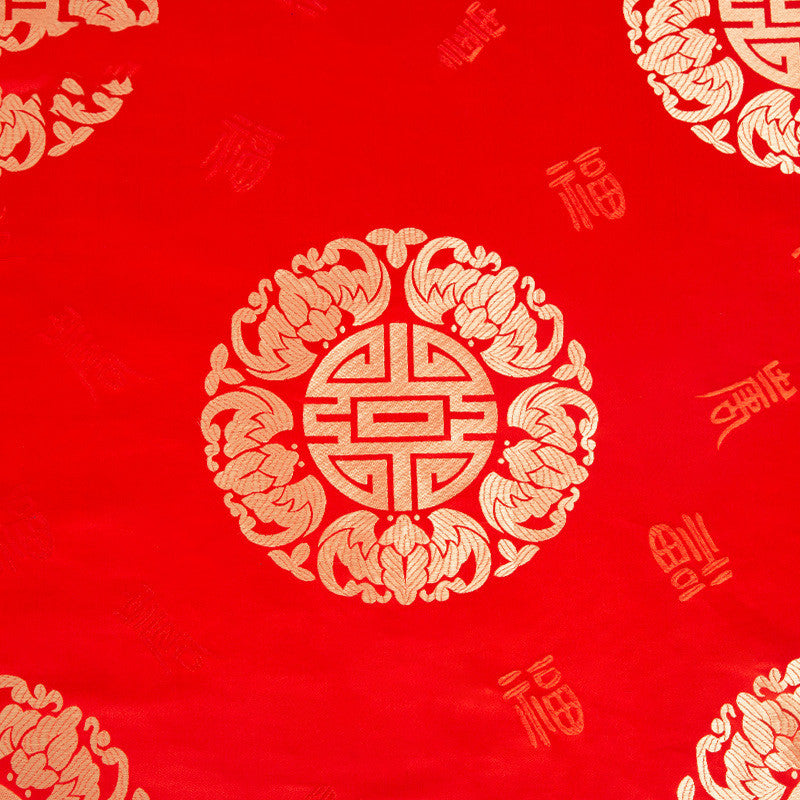 Chinese Jacquard Simulation Silk Fabric