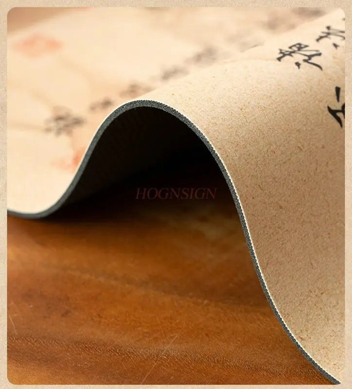 1pcs Landscape style calligraphy desk cushion tablecloth rectangular diatomaceous earth office desk desktop protective cushion