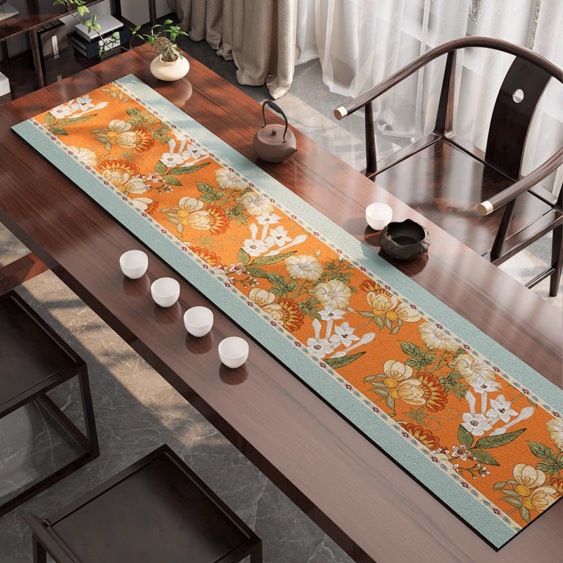 Chinese Style Cloth Absorbent Tea Table Runner