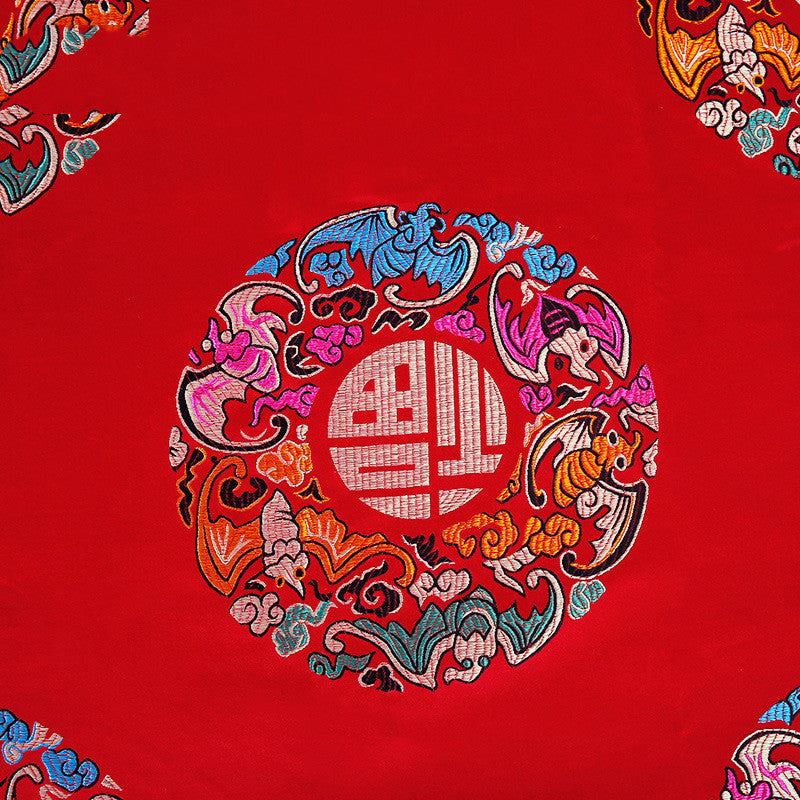 Chinese Jacquard Simulation Silk Fabric