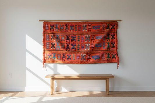 Antique Indonesian Brocade Tribal Textile